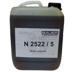 Huile minérale N2522 2 ou 5 litres - BAUER - Air comprimé
