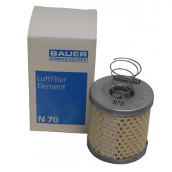 Filtre à air N70 BAUER - Compresseurs PE/CAPITANOII/MARINERII