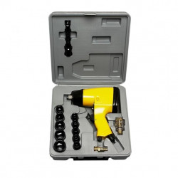 Coffret clé choc 1/2" + 10 douilles + raccords - Prodif PC51100