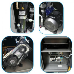 Compresseur à vis 40CV 306 m³/h à 7.5 bars AYKOM - Compresseurs à vis