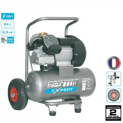 Compresseur d'air vertical silencieux 40L 2HP 230V pro 66dB - Prodif -  SIL860V