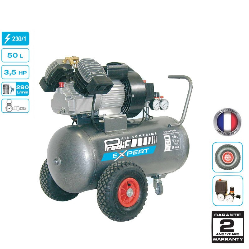 COMPRESSEUR COAXIAL 50L 1500W + 5 ACCESSOIRES MICHELIN