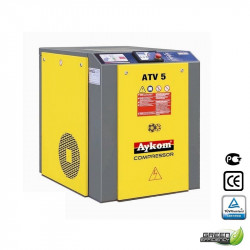 Compresseur à vis 7,5CV poulies courroies AYKOM AYKOM - Compresseurs à vis