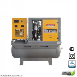 Compresseur 25CV sur cuve 750L avec sécheur - Vitesse fixe