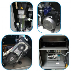 Compresseur 30CV sur cuve 750L avec sécheur - Vitesse fixe