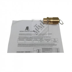 Soupape de sécurité 3/8" 10 bar + certificat - Réservoir, compresseur