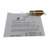 Soupape de sécurité 1/2" 10 bar + certificat - Réservoir, compresseur