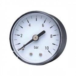 Manomètre Ø50 mm 10 bars 1/4" - PAC référence 1195M