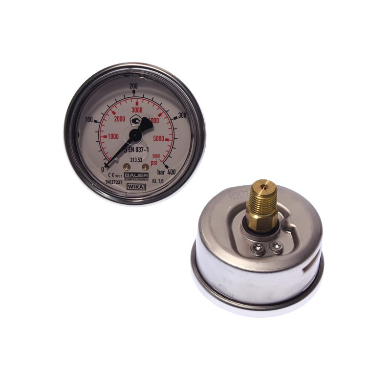 Manomètre 0-400 PA diam. 63 avec glycérine N22330 Manomètre 0-400 PA diam. 63 avec glycérine N22330