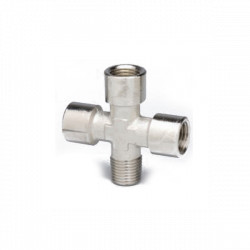 Raccord en croix 3 x 1/4" femelle + 1 x 1/4" mâle - 1979 Prodif