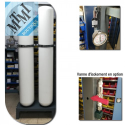 Rack équipé de 2 bouteilles 50 litres 350 bars - Rack bouteilles