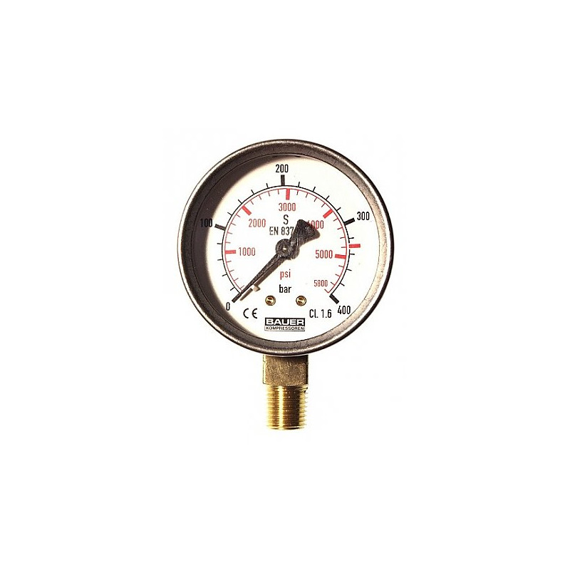 Manomètre 0-400 PV 1/4" diamètre 63 N4101 Manomètre 0-400 PV 1/4" diamètre 63 N4101