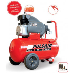 Compresseur coaxial 50L 2cv 8 bars 230V Prodif 853H