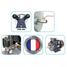 Compresseur fonte fixe 270L 5.5cv 400V Prodif VCF038300200